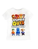MAGIC SELECT Camiseta de Stunnble Guys para Niño o Niña, Talla 8 Años.