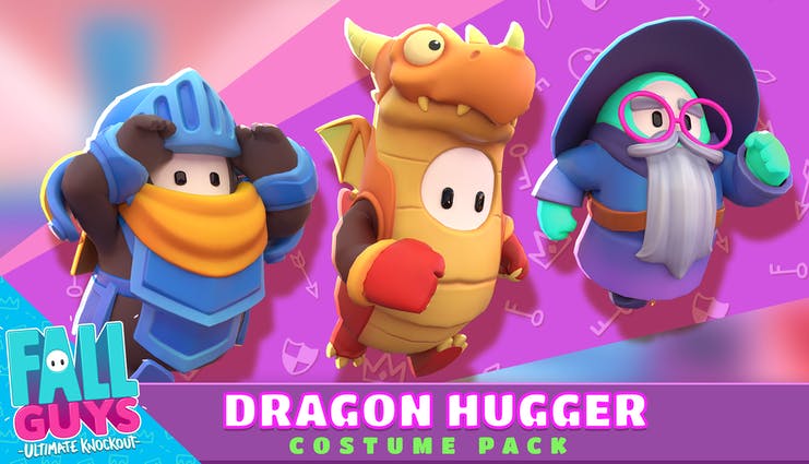 Fall Guys dragon hugger